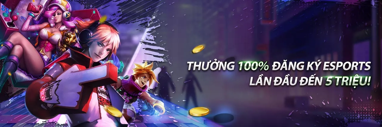 Không gian Câu lạc bộ VIP King79 Casino sang trọng với ánh sáng xanh vàng